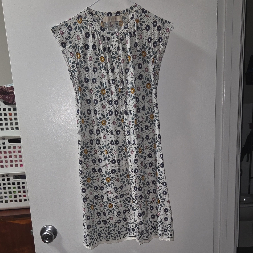 LOFT Multicolor Floral Top